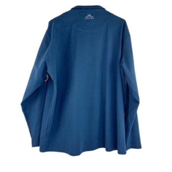 Peter Millar Element Wind Full Zip Jacket in Navy Blue w/ Trex Logo Embroidery - Picture 8 of 8